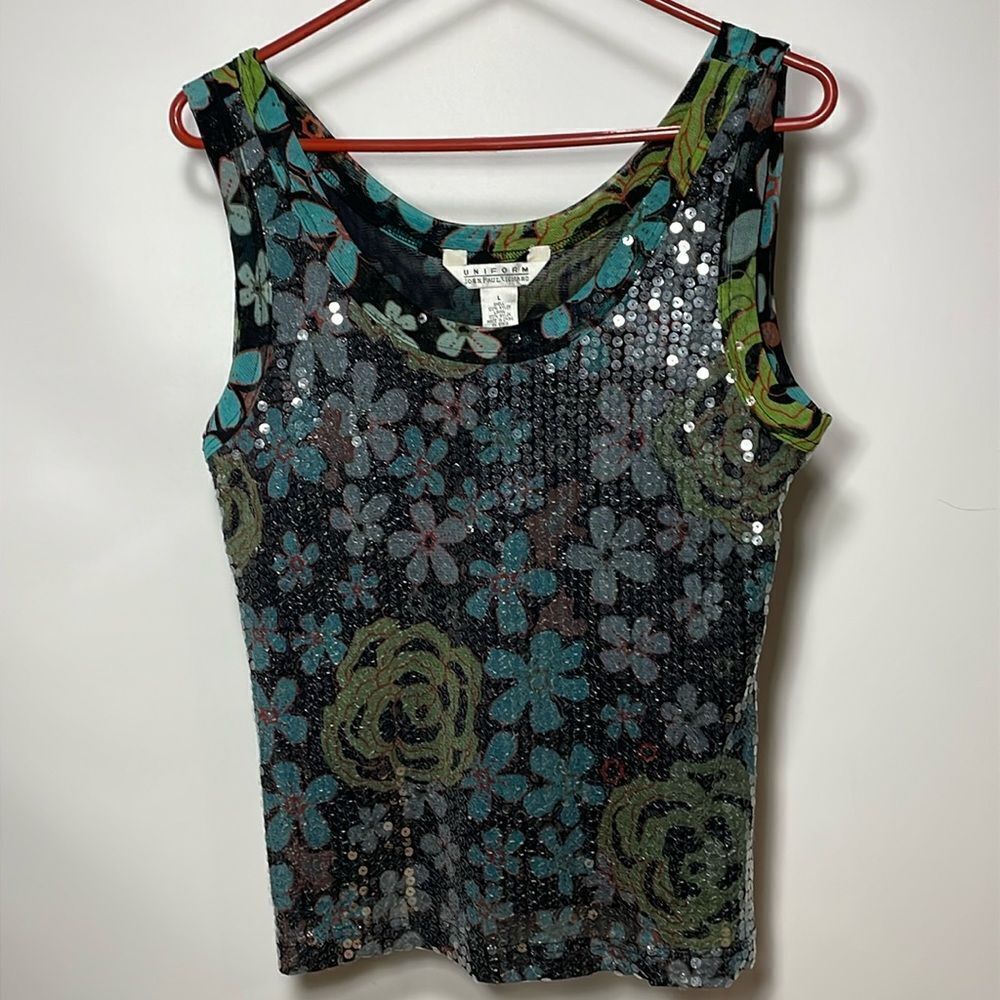 Uniform tank top blouse